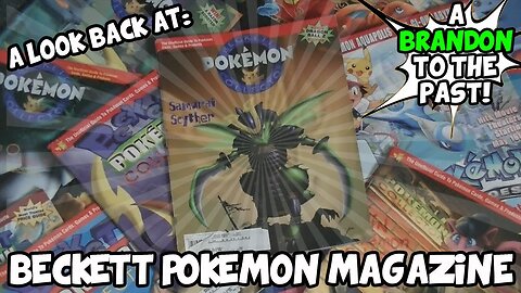 A Look Back At Beckett Pokemon Magazine - ABrandonToThePast