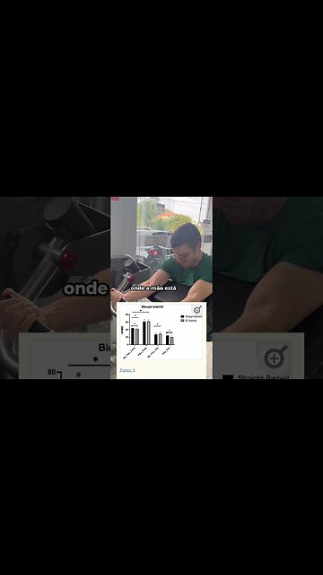 BICEPS: rosca com barra RETA ou W?