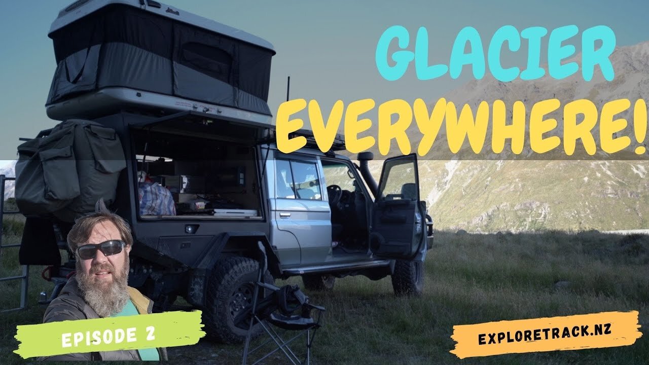 WE ENTER GLACIER COUNTRY IN NEW ZEALAND - Red Stag Hut