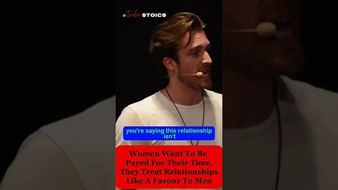 Women Treat Relationships Like A Favour To Men, They Want To Be Paid For Their Time #redpill