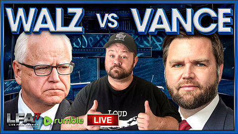 VANCE VS WALZ DEBATE 9pm | 10.1.24 9pm EST