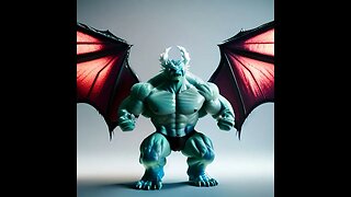 More blue eyes white dragon fused with hulk #hulk #blueeyeswhitedragon #wonderapp