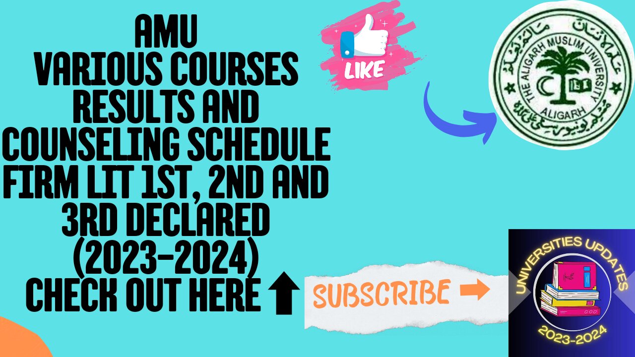 AMU LATEST RESULTS AND FIRM LISTS UPDATE
