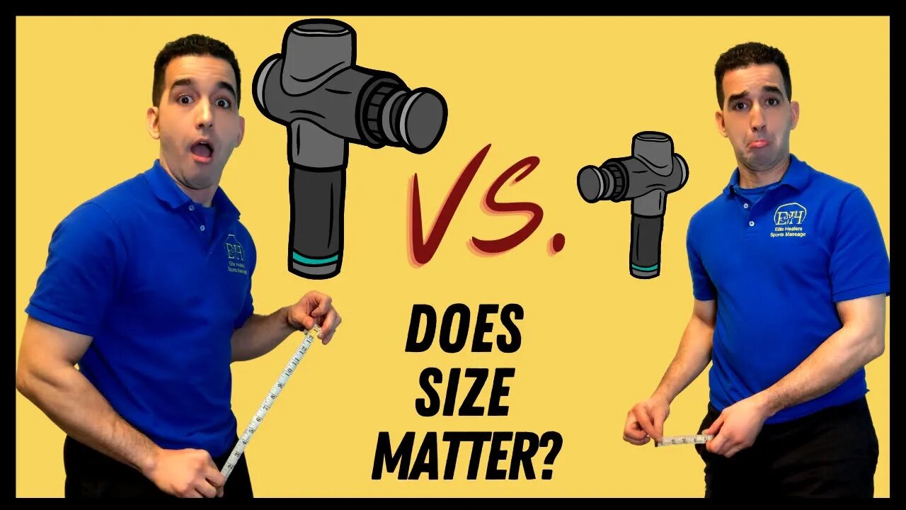 Massage Gun vs Mini Massage Gun: Does Size Really Matter