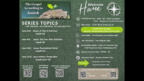 Message and Worship June 23, 2024