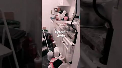 Depression kitchen cleaning Before and after #cleaning #cleanwithme #cleaningmotivation #shorts