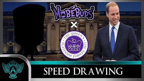 Speed Drawing: The Queen's Platinum Jubilee 2022 - Prince William | Mobebuds Style