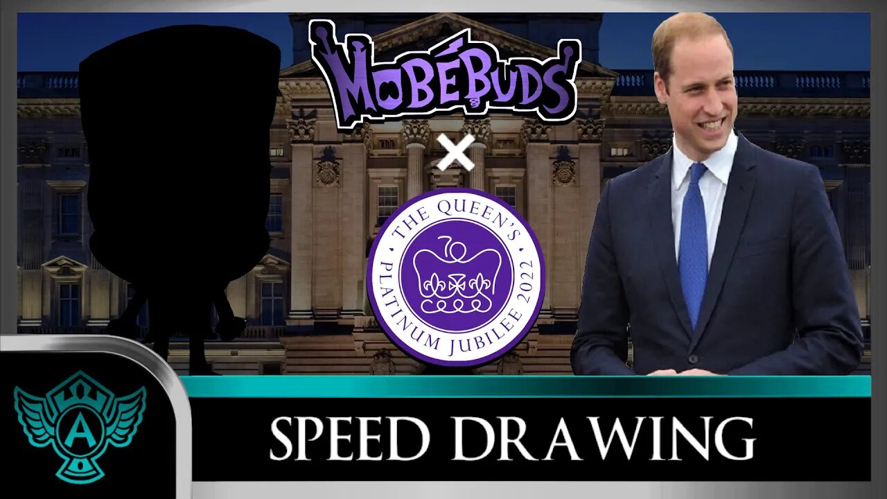 Speed Drawing: The Queen's Platinum Jubilee 2022 - Prince William | Mobebuds Style