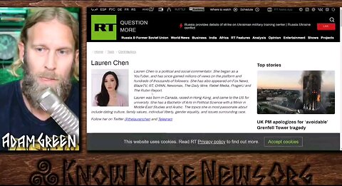 Russian propagandists (Lauren Chen) and Russian funded Tenet Media was outed (Know More News)