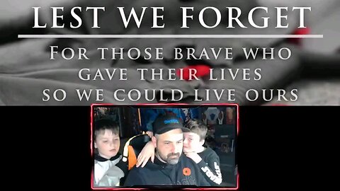 Lest we forgot