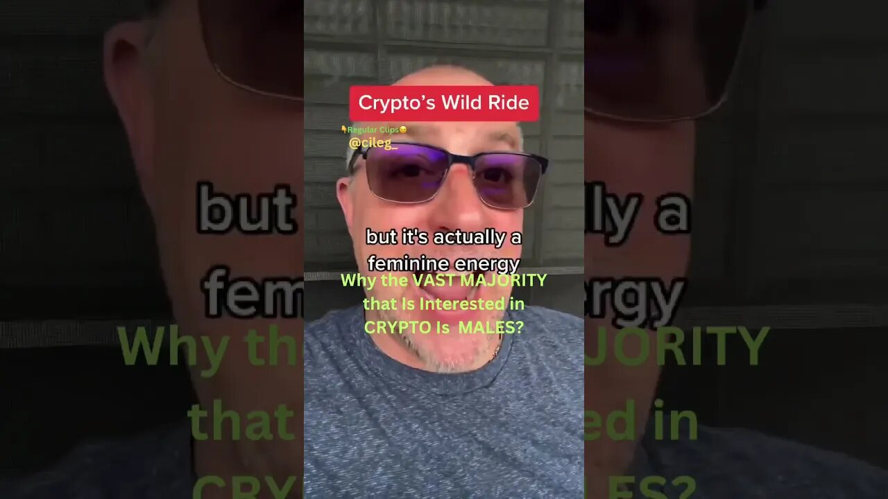 Why the VAST MAJORITY that Is Interested in CRYPTO Is MALES? #crypto #bitcoin #bullmarket #feminism