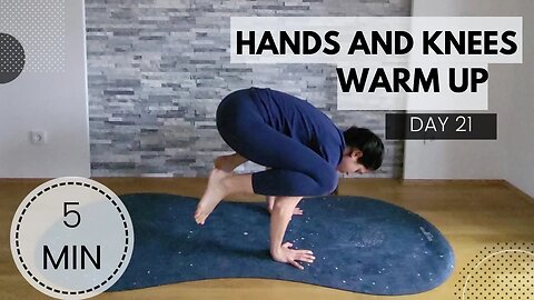 Day 21 - Hands and knees warm up / NEW HABITS YOGA/ DAISYYOGA