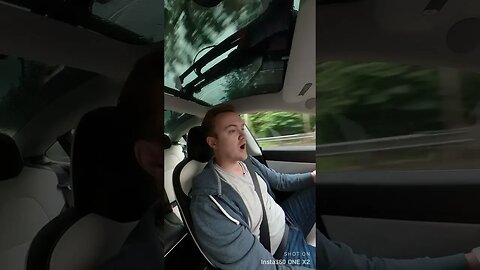 Tesla FSD playing safe #fsd #teslamodel3 #teslamodels #teslacar