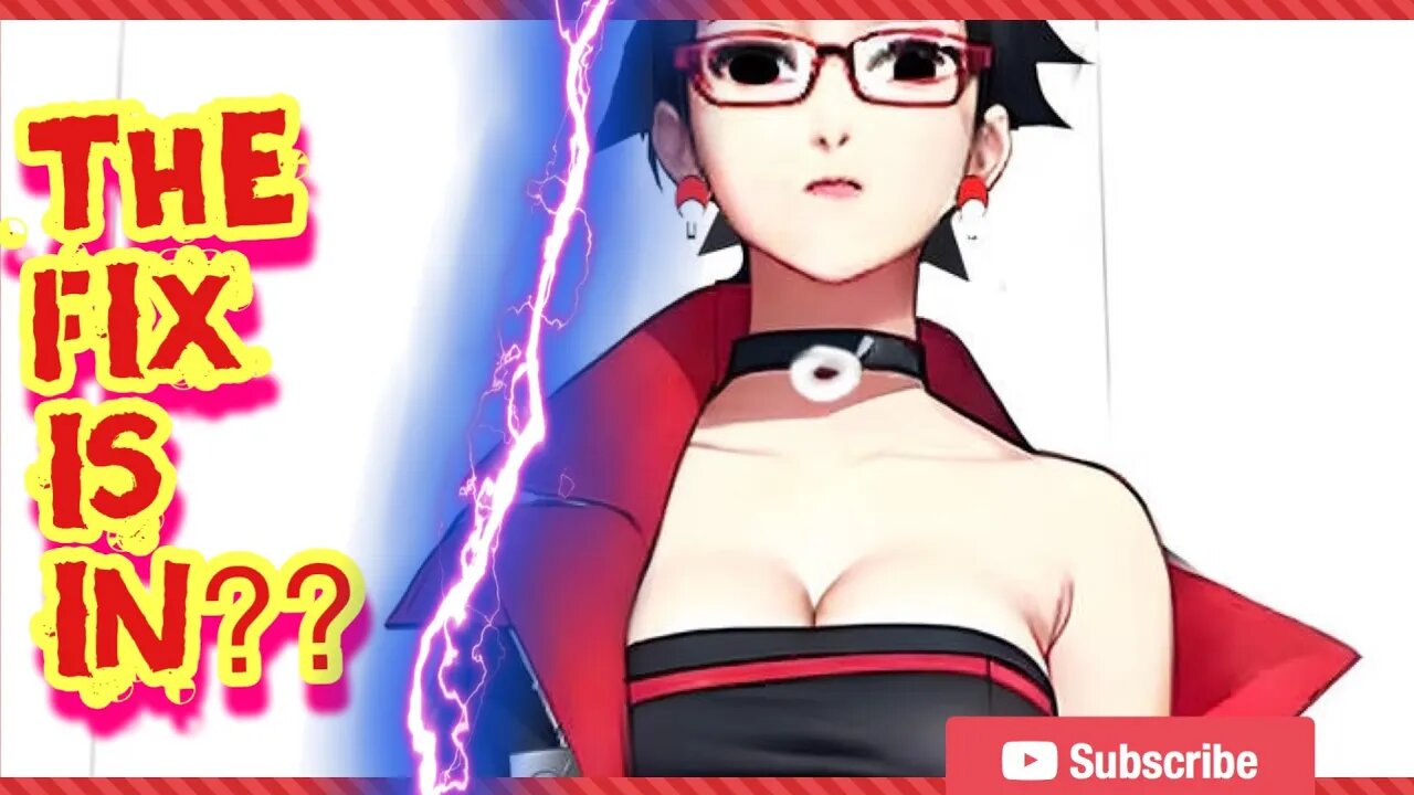 Boruto Time Skip Sarada Design "Fixed" by Twitter #boruto #sarada #naruto