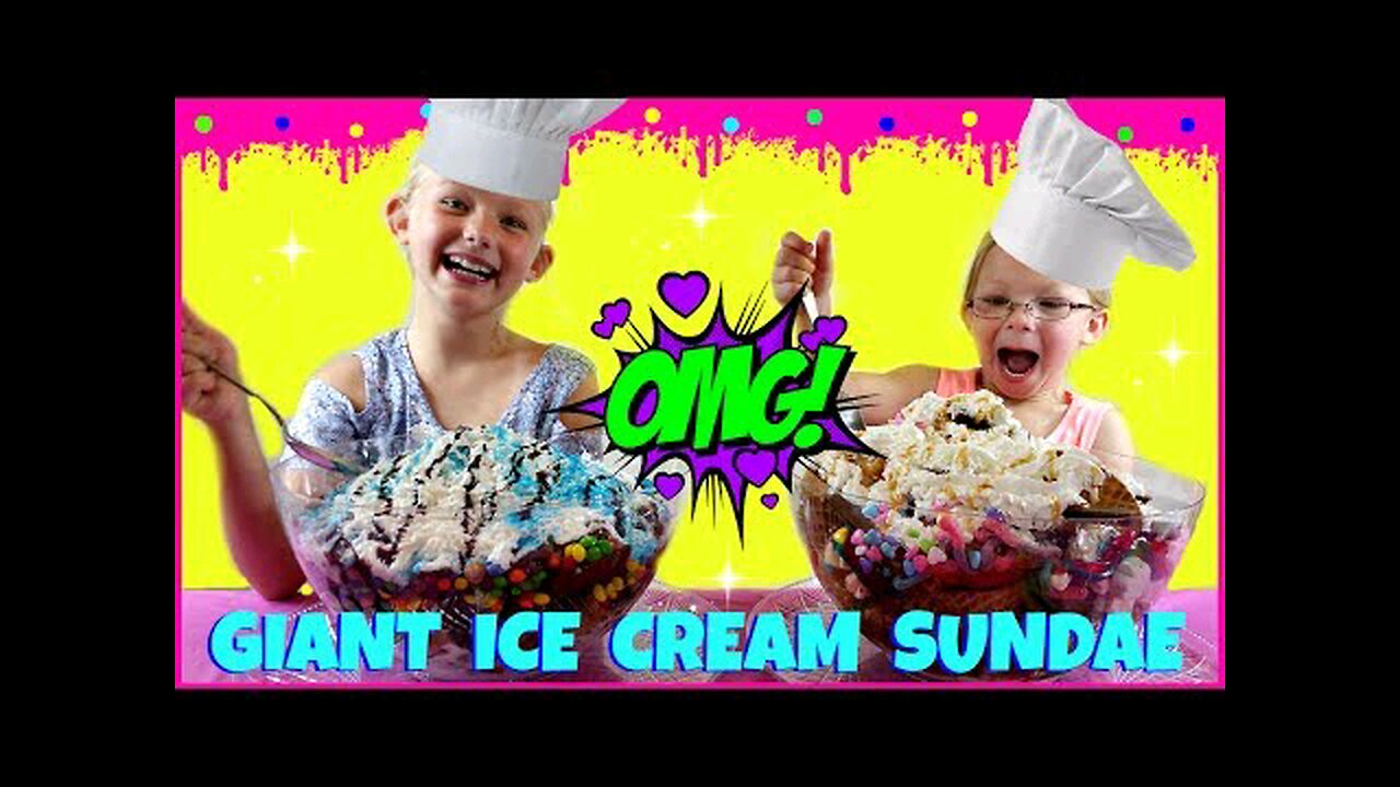 WORLD'S LARGEST Ice Cream Sundae Challenge