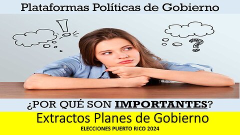 ¿Por qué son importantes las Plataformas Políticas de Gobierno?