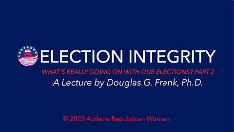2023-06-01 - Dr. Douglas Frank - ARW