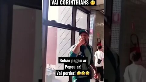 Bobão ficou nervosinho. KKKK VAI CORINTHIANS #shorts #corinthians #timão