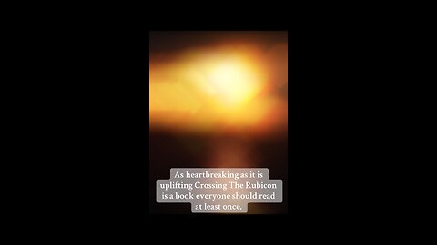 A book everyone should read once. Crossing the Rubicon.