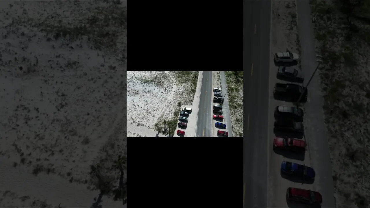 🚁Aerial Serenity: Drone Soaring Over Cross on Sand Dune | Pensacola Beach, FL