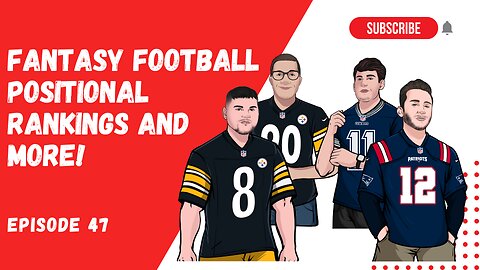 Episode 47 - Hit The Books LIVE - Fantasy Football Positional Rankings and More!