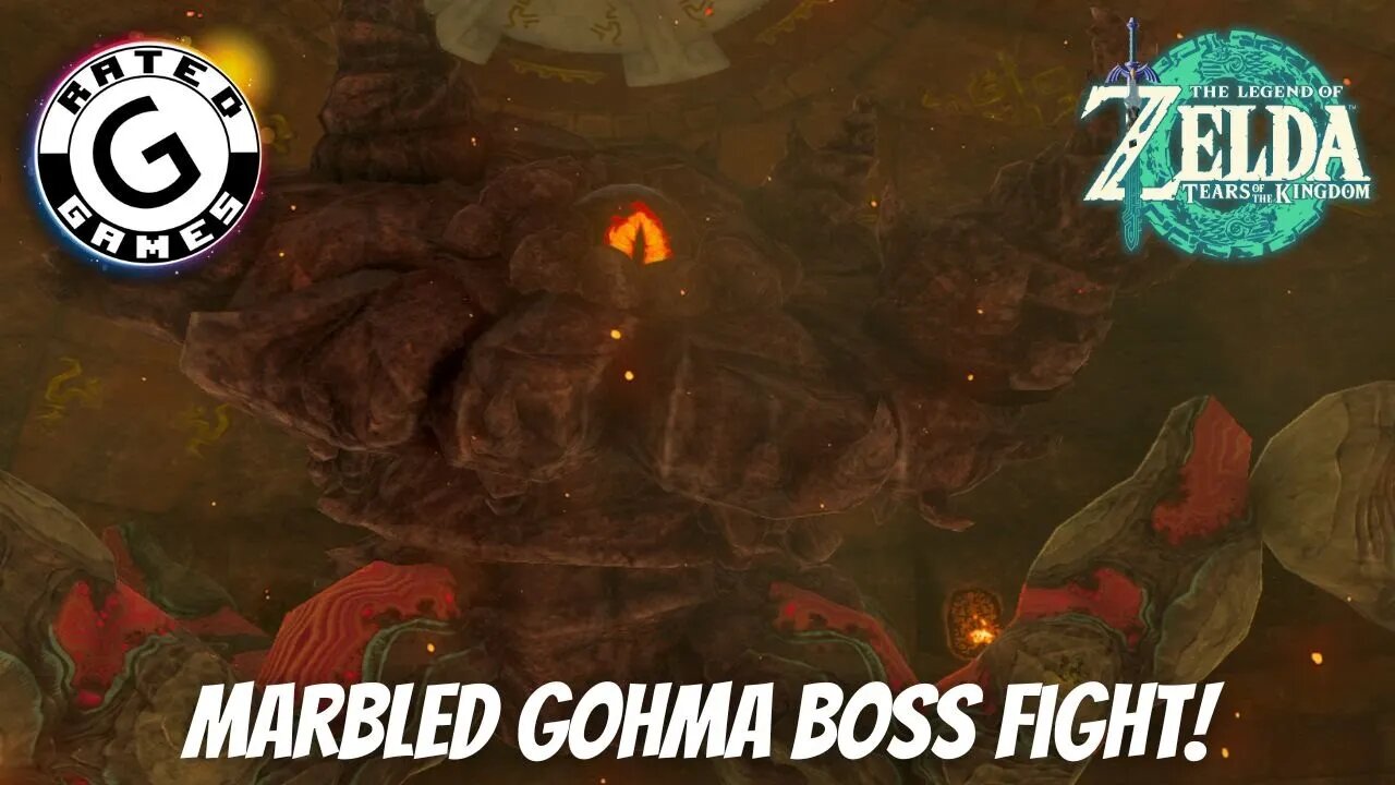 Marbled Gohma - Scourge of the Fire Temple Boss Fight - Tears of the Kingdom Boss Fight