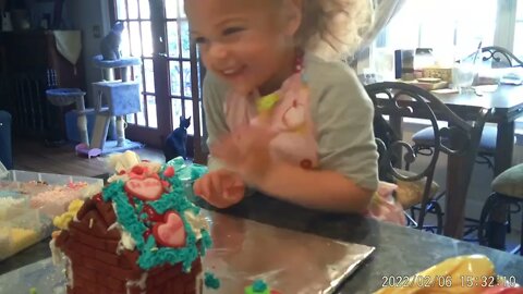 The Grandbaby Makes a Cookie House