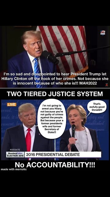 Hilary is a lucky woman Trump won the Presidency. Cause she didn’t go to jail!!!