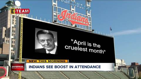 Cleveland Indians attendance back on the rise