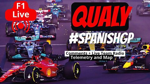 Live #spanishgp Qualy| Team radio live | Live Timing and GPS Map