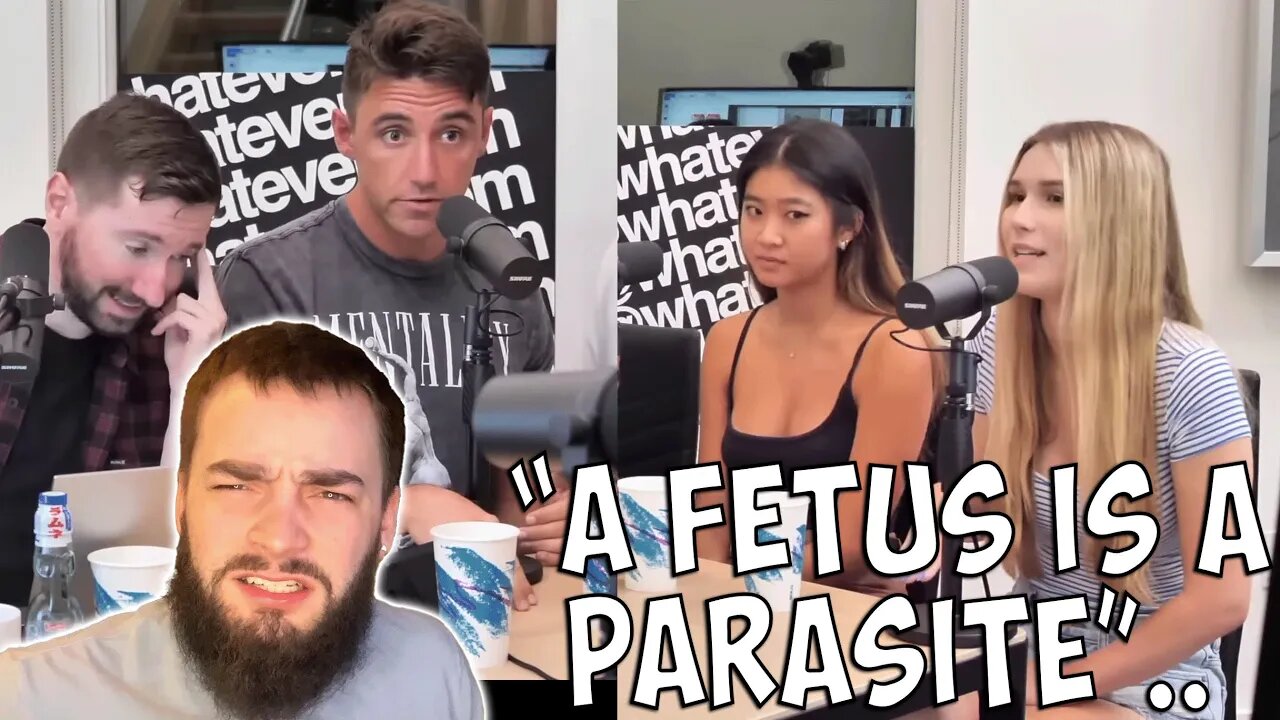 TRIGGERED Feminists debate men on ABORTION.. | Reacts to @whatever