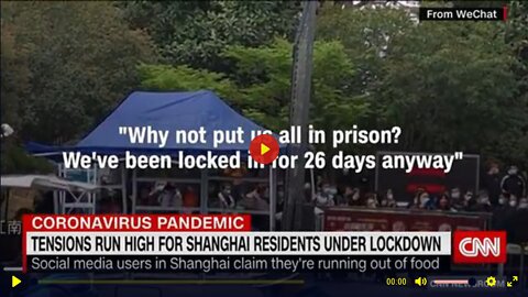 SHANGAI - 25 MILLION PEOPLE UNDER LOCKDOWN INDEFINITELY