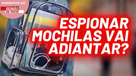 Cidades americanas querem que alunos usem mochilas transparentes para evitar violência | Momentos