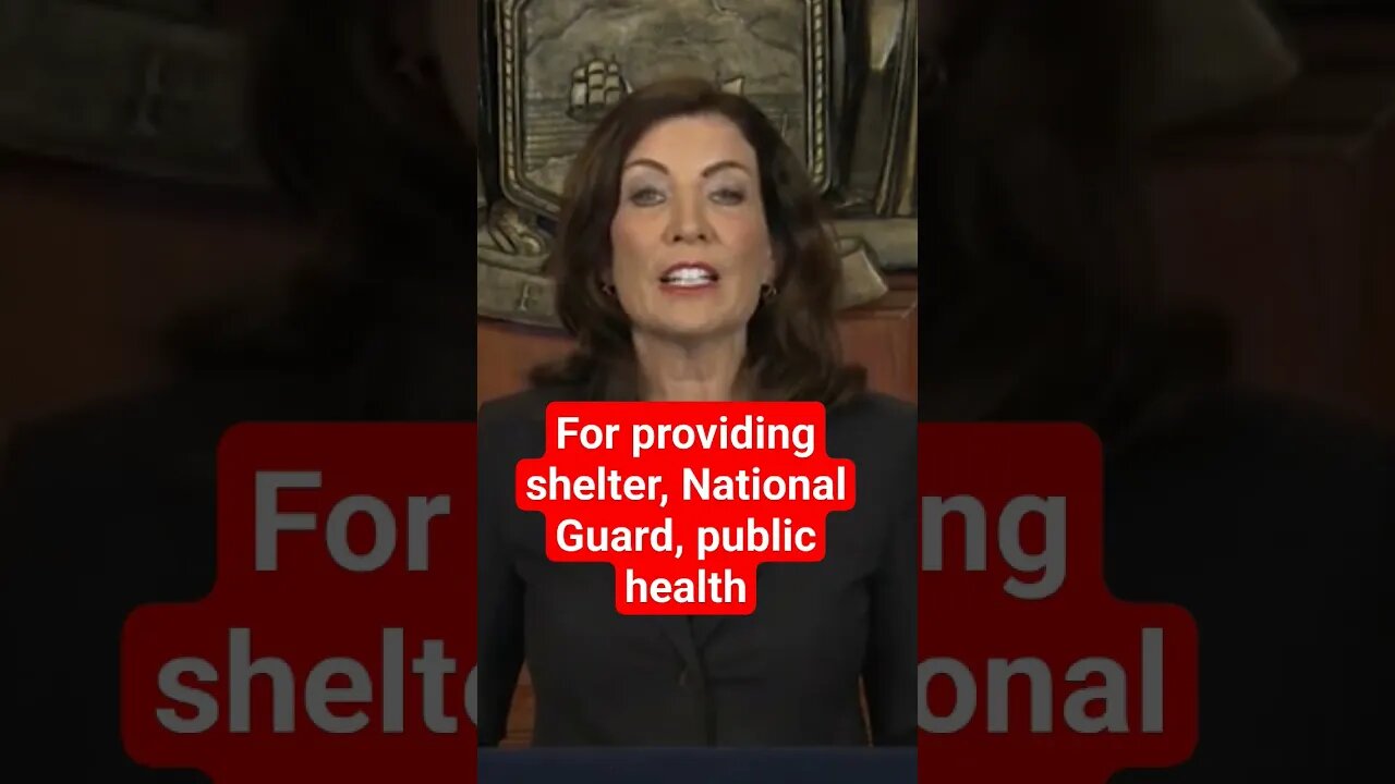 Governor Kathy Hochul (D-NY) is begging #joebiden for money as illegal aliens bankrupt the state.