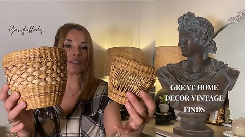 VINTAGE DECOR HAUL | HOME DECORATING IDEAS | ANTIQUE | THRIFTING HAUL