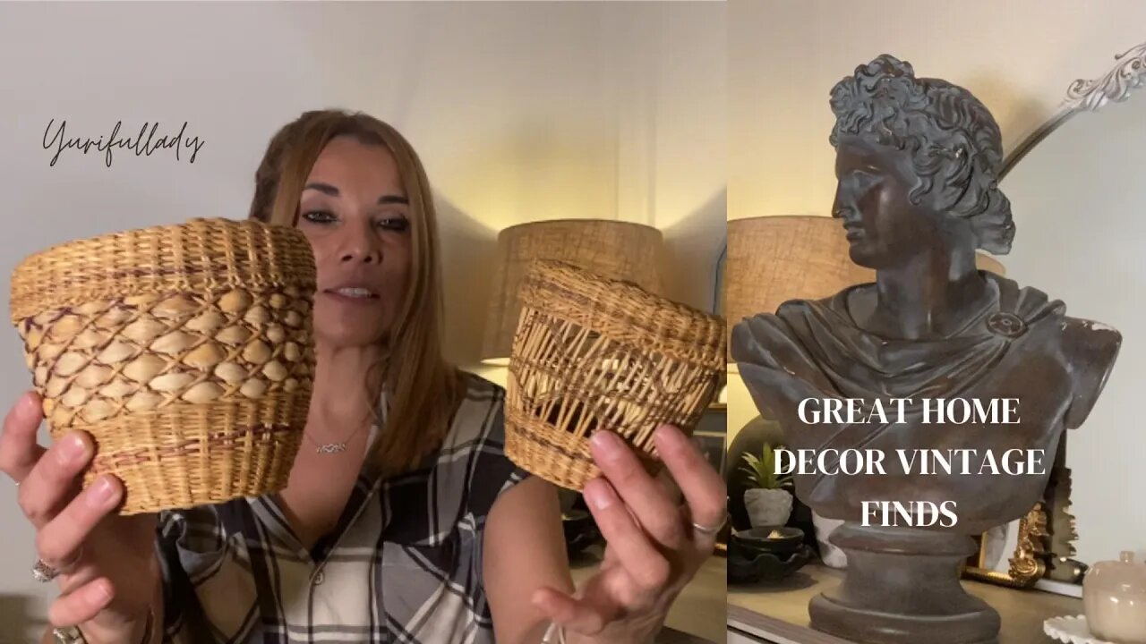 VINTAGE DECOR HAUL | HOME DECORATING IDEAS | ANTIQUE | THRIFTING HAUL