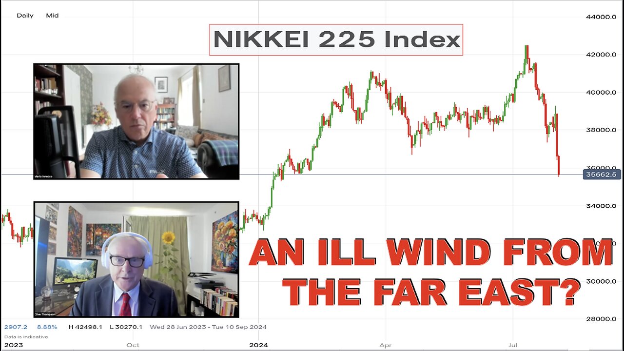 Nikkei Leads Stocks Sharply Lower as BOJ Puts Yen Carry Trade in Danger.