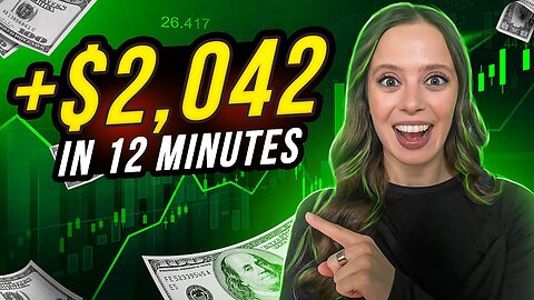QUOTEX TRADING | EASIEST WAY TO EARN $2,042 IN 12 MINUTES