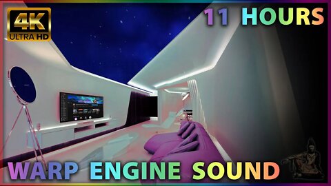 Warp Engine Sound | SPACE TRAVEL | Spaceship Ambience in [4K]