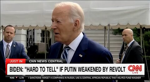 Biden says Putin " is clearly losing the war in IRAQ”