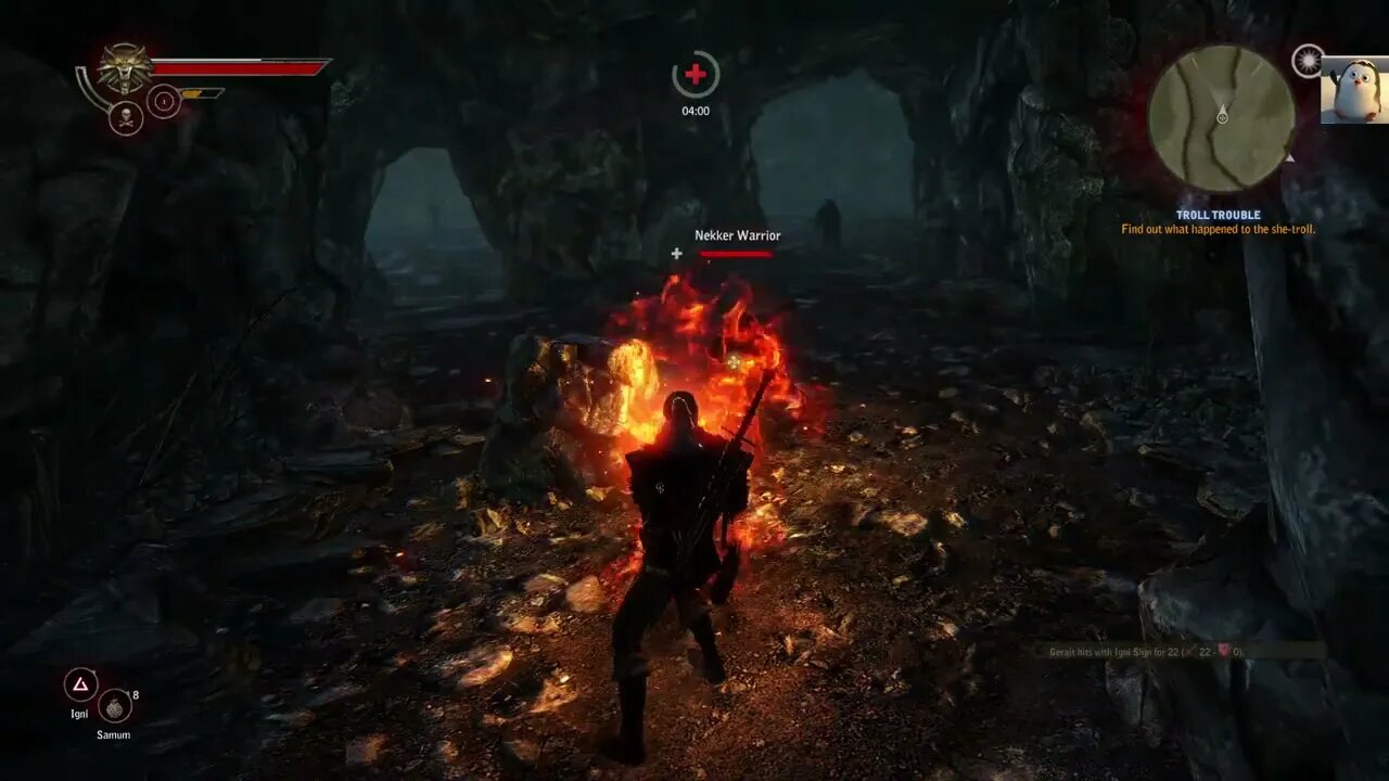 The Witcher 2 - Trying to help my Troll Homie & also fight the Kayran! [Part 4]
