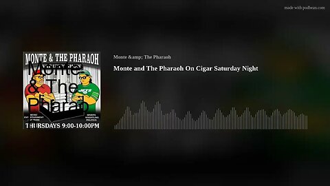 Monte and The Pharaoh On Cigar Saturday Night