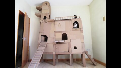 Crazy Cardboard Cat Tree