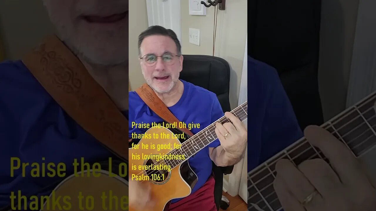 Psalm 106:1 #shorts #scripture2music #bibleverse