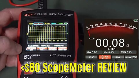 EEVblog 1540 - The $80 Zotek ZT-702S Osciloscope Multimeter REVIEW