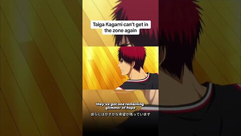 Taiga Kagami can’t get in the zone again 😨 #anime #kurokonobasket #fyp