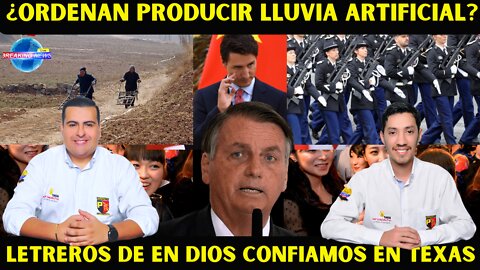 ¿CHINA ORDENA PRODUCIR LLUVIA POR SEQUIA?, PERSECUCIÓN A BOLSONARO.
