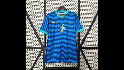 👉🏻⚽️2024 Brazil Away Adult Jersey