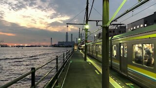 Umi-Shibaura Station in Yokohama, Japan