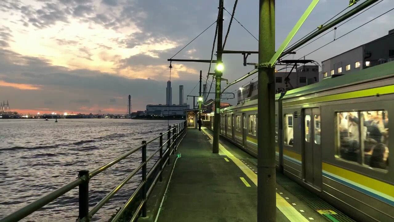 Umi-Shibaura Station in Yokohama, Japan
